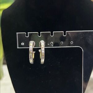 Brighton Silver and Gold Hoop Earrings